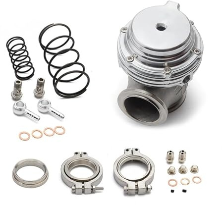 Valvola EGR Modulo Raffreddatore D'acqua Turbo Esterno Wastegate Da 44 Mm Con Flangia Hardware MV-R Raffreddato Ad Acqua Rosso Blu Nero(D'argento)