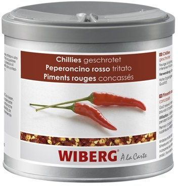 Wiberg Chillies geschrotet, 190 g