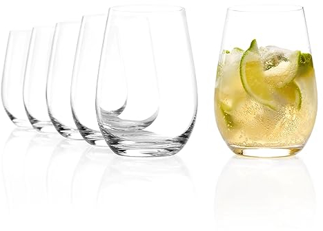 Stölzle Lausitz Vasos Mix-Drink Event Juego de 6, 335 ml – Vasos de Cristal para Agua, Zumo & Cócteles – Vasos Elegantes & Duraderos – Resistentes a Lavavajillas & Golpes – Fabricados en Alemania