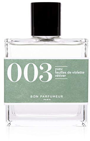 Bon Parfumeur - Eau de Parfum 003 - Yuzu Feuilles de Violette Vétiver Cologne - 100 ml