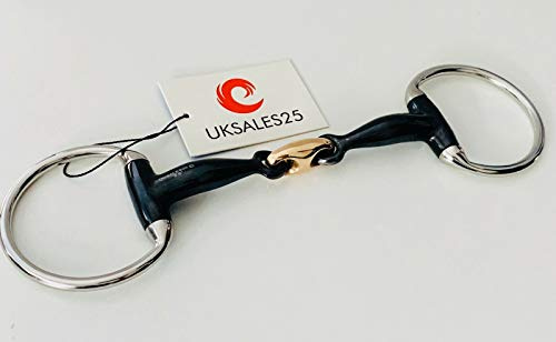 Sweet Iron Olivenkopftrense mit Kupfer-Lutschtrense (UKSALES25® Pferde-Bits) (11,4 cm)