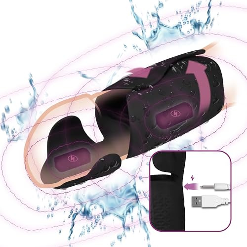 EIS Ergonomischer Masturbator für Männer | 100 Vibrationsprogramme | 16 cm | Wasserdicht (IPX7) & Wiederaufladbar | Hautfreundliches Silikon | Realistische Taschenmuschi | Mehrere Vibrationsprogramme