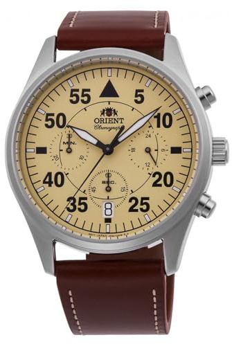 Armbanduhr, Analog, Modell Orient RA-KV0503Y10B, Flight Chrono 43 mm, 5 ATM. Marke: