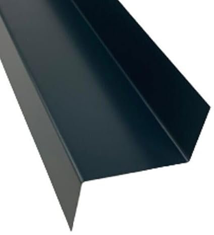 Z-Profile 2mm Aluminium einseitig Ral 7016 anthrazit (eins. Schutzfolie) 1m, 1,5m, 2m (2mm Z-Profil Alu Ral 7016 50/130/50 1500mm)
