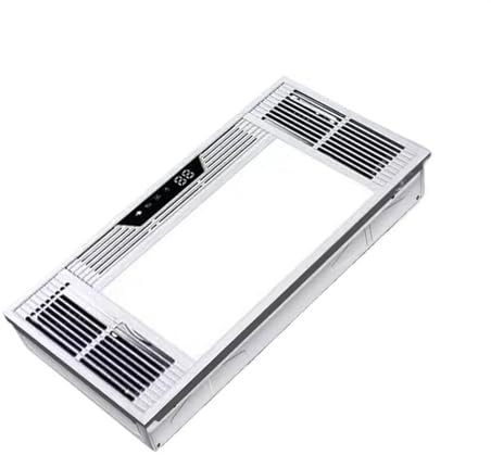 WAOCEO Exhaust Fan Home Bathroom Ventilation Fan Dual Air Heating Integrated Ceiling Exhaust Fan Lighting Integrated Bathroom Bathroom Heater Vent Fan