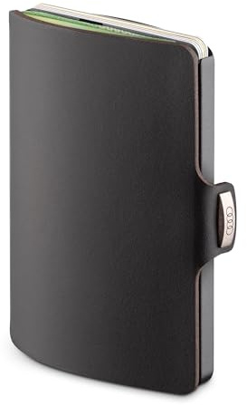 Audi 3152401300 - Custodia per carte di credito, con logo, colore: Nero, Nero, 8,8 x 6,5 x 1,6 cm, Classico