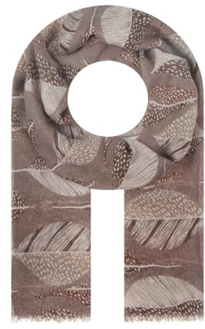 Majea - schmal geschnittenes Damen-Halstuch, dünner Schal, feines Halstuch, sommerlicher Damenschal, Damen Stola (880060) (beige 4)