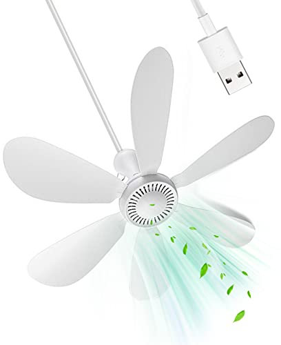 SHITOOMFE Ventilador de techo colgante ventilador de techo portátil mini colgante ventilador de techo usb ventilador de carpa colgante para acampar ventilador fresco