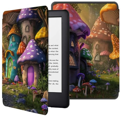 Hülle Für 7 Kindle Oasis | Kompatibel Mit Der 9. (Version 2017) Und 10. Generation (Version 2019) – Smart Cover Aus Pu-Leder Mit Automatischer Schlaf-/Weckfunktion - Pilzhaus