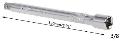 3/8 Long Short Extension Set Adapter Socket Ratchet Wrench Extender C