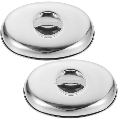MAGICLULU Cubierta Para Bistec Acero Inoxidable 20 Cm Tapa Protectora Alimentos Antisalpicaduras Para Cocina y Hogar