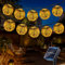 Mineup 2,1 M Guirnaldas Luces Exterior Solar, 10 LED 8 Modos Luces Solares Led Exterior Jardin, IP65 impermeables LED Guirnalda luces solar, Solar luz Cuerda Cáñamo para uso en interiores, exteriores