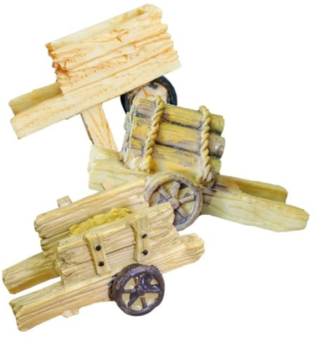 UKCOCO 3piezas Adorno Navideño Herramientas De Jardinería Decoración Herramientas Carrito Rodante para Plantas