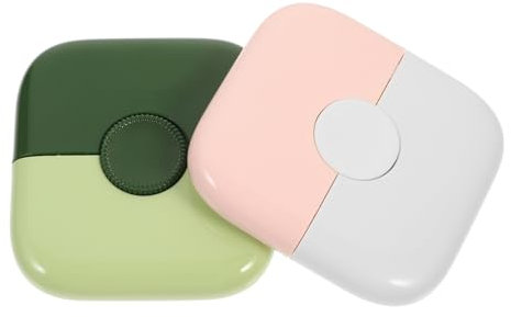 ELAYARD Tondeuse à Pointes Fourchues 2 Pièces Portable Petit Format Coupe-cheveux Manuel Pour Femmes Et Filles Usage Quotidien Plastique Et Acier Inoxydable