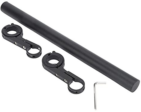 BAFOVY 30cm Aluminium Legierung Fahrrad Lenker Verlängerung Halterung Halterung Fahrrad Scheinwerfer Halterung, Schnelle Installation, Sichere Doppel Fixierung, Langlebig und Leicht,