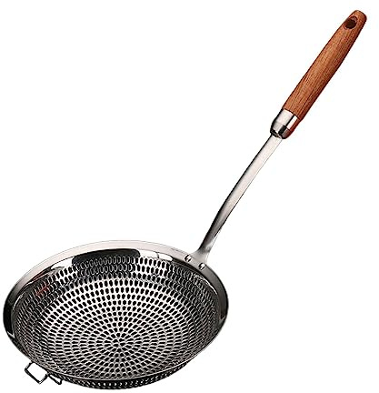 Schiumarola con fessure da cucina per friggere patatine fritte da cucina grande