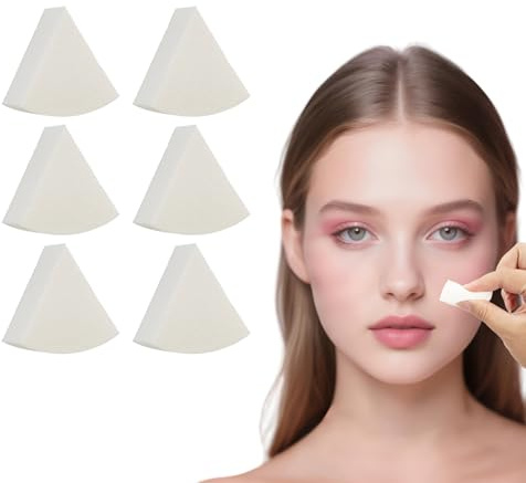 6 PCS Beauty Blender Makeup Sponge Set - Ultra-Soft Non-Latex Foundation Blending Sponges, Mini Facial Applicators, Makeup Sponge Blender for Face Curve Blending, for Face Paint, and Nail Art