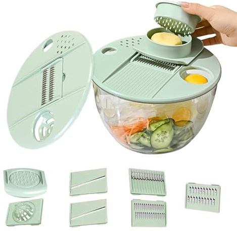 Centrifuga Per Insalata - Per Lavaggio Verdura E Frutta Con Colino - Multifunzionale Asciugatore Cucina Colino Grattugia Lavaggio - Per E Preparazione Cibo Verdura Frutta