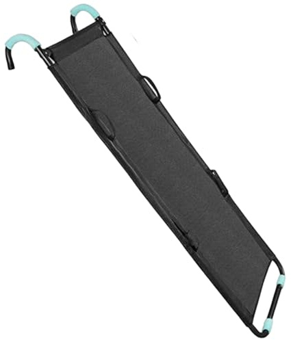 Trampoline Slide, Tear-Resistant Outdoor Slide with Handle, Easy-to-Assemble Trampoline Accessory for Kids Climbing Up & Sliding Down, Black