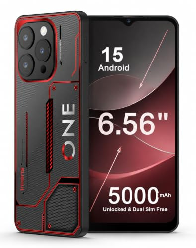 invens NOTE 12P Android 15 Unlocked Smartphone, 5000mAh Battery | 4+12GB RAM 128GB ROM, 48MP Camera, 6.6 HD+ Display, Dual SIM + TF, SIM Free Mobile Phone, Type-C, Face ID/Fingerprint