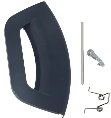 Spares2go Graphite Door Handle Kit Compatible with Hotpoint Washing Machines