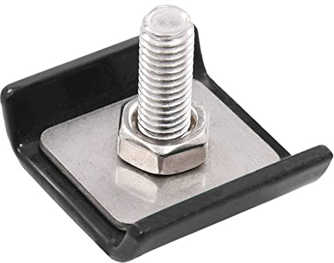 vidaXL Gittermattenverbinder 25 Sets Mattenverbinder Gittermatten Verbinder für Doppelstabmattenzaun Eckverbinder Garten Zaun Gitter Anthrazit