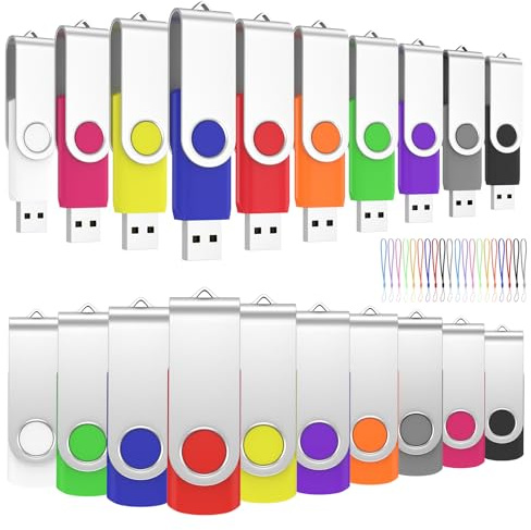 ABLAZE Pendrive 128MB Pack 20 Unidades Memoria USB 2.0 Pen Drive 128MB