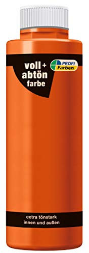 Profi Farben 500 ml Orange matt extra tönstark innen und außen