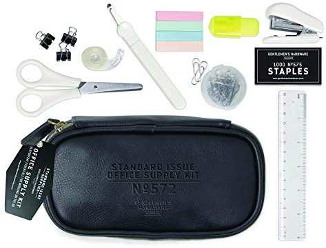 Gentlemen's Hardware Standard-Ausgabe veganes Leder Büro-Schreibwaren-Set