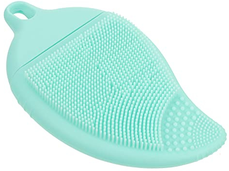 minkissy Multifunktionale -massagebürste Für Gesicht Und Körper Sanfte Und Peeling Für Empfindliche Stilvollem Farbverlauf Blau Für Entspannende Badeerlebnisse