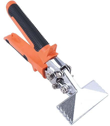 BAUSTER® Pince à cintrer en tôle avec poignée confortable, pince pliante 0° droite pour couvreur, pince pliée, outil de pliage droit en métal 75 mm, 150 mm (75 mm)