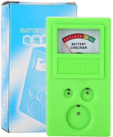 ANKROYU Knopfzellen Batterie Prüfer, Knopfzellen Spannungs Strom Tester, tragbares 1,5 V 3 V Knopfzellen Batterie Prüfer Batterietester Messgerät