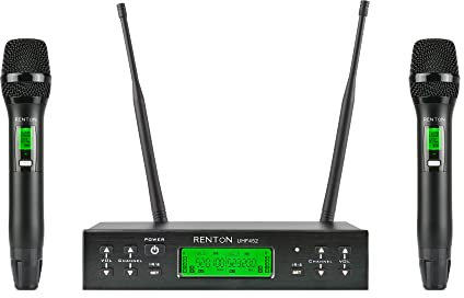 Renton UHF452 Radiomicrofono Doppio Uhf