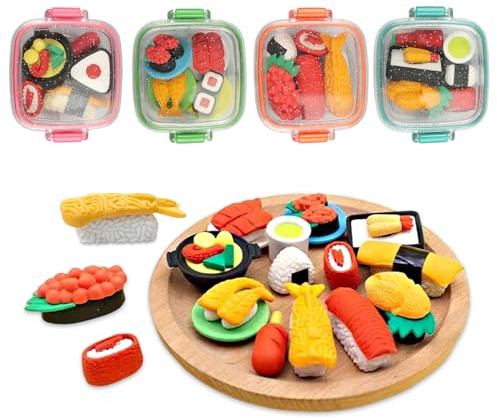 Duisoad 20 Pezzi Gomme da Cancellare per Bambini, Divertenti per Scuola, L'ufficio, Casa - Regali Creativi