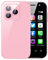 Rainbuvvy 4G LTE Mini Smartphone, 4GB RAM 128GB ROM, 3.0inch Android 12 Octa Core Dual Camera 2600 mAh OTG Face Unlock WiFi GPS APP Store, Backup Mobile Phone per adulti bambini studenti (Rosa)
