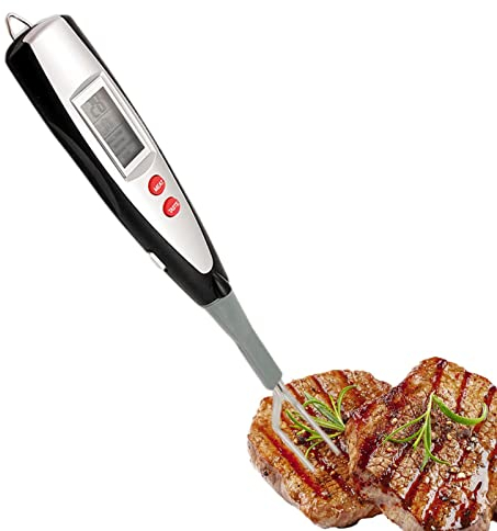 5 Termometri da cucina digitali, Termometri per griglia wireless | Termometri da cucina digitali impermeabili Forchetta | Sonda di temperatura wireless per alimenti in cucina, caramelle
