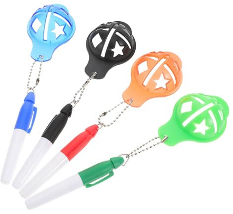 BESPORTBLE Golfballmarker Linienzeichner 4 Stück Abs Golfball Ausrichtungswerkzeug Mit Ballmarkierungsschablone Für Gelegenheits Und Profigolfer