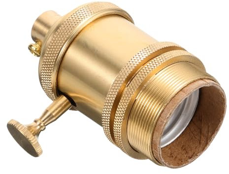 HOMSFOU Douille De Lampe Rétro Avec Bouton Rotatif Pour Luminaires Diy Lampe Vintage