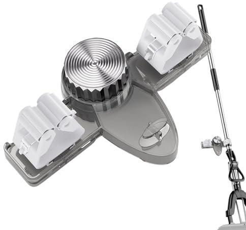 Mopp-Besen-Halter, Mopp-Halter, hängende Bürsten, Werkzeug-Organizer, wandmontierter Mopp-Greifer, Mopp-Clips für Bürstenwischer und Besen-Werkzeugaufbewahrung