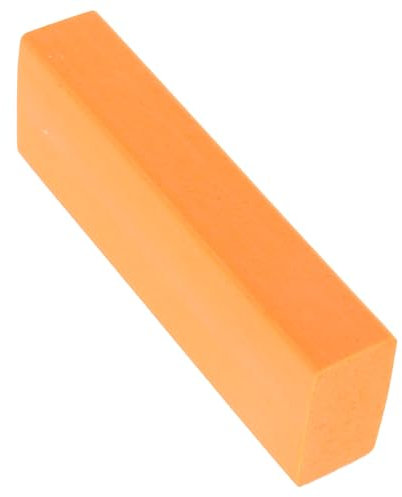 JEWEDECO Multi-functional Rust Remover and Limescale Eraser for Cast Iron Items and Griddles, Orange Rubber Abradant Cleaner for Kitchen and Bathroom Surfaces
