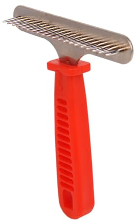 MINAOLULUS Peine para Perro y Gato Desenredante Ergonómico, Herramienta de Aseo para Mascotas Rastrillo, Cuidado del Pelaje para Todas las Razas, Uso Doméstico, Mascotas Varios estilos