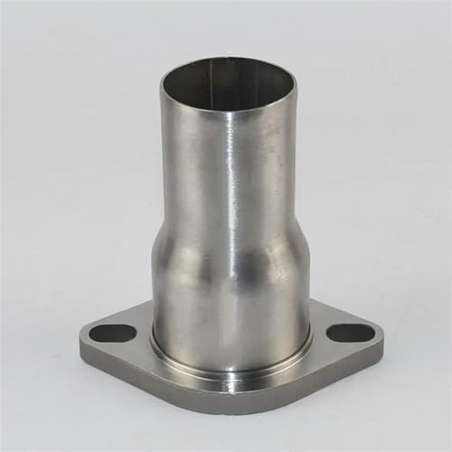 DFJOSF Gola della Coda dell'auto Flangia Tubo Marmitta Scarico Acciaio Inox Saldatura Tubo di Collegamento Universale Accessori Auto Tubi di scappamento(06)