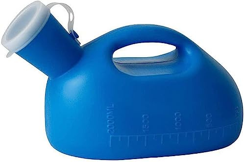 Urinario masculino, Urinario portátil for hombre de 2000 ml, recolector de orina, inodoro de viaje