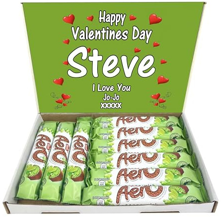 Personalised Letterbox Friendly Chocolate Gift Box Hamper – Personalised Sweet Gift for Him or Her – Perfect for Birthdays, Christmas or Any Occasion (Compatible With MINT AERO)