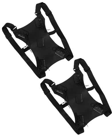 Amosfun Bolsa de Espada de Cuero 2 Piezas Correas Ajustables para Hombro y Espalda, Funda de Almacenamiento para Esgrima y Cosplay Renacentista, Mochila Práctica para Deportes y Eventos