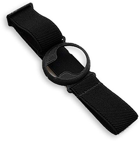 Diasticker® | Medtronic Enlite Guardian - Fascia da braccio per sensore/Protezione sensori | Flessibile | Fascia protettiva per sensori Enlite | Nero (Large: 35-45 cm, Nero)