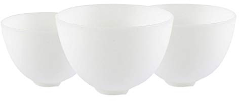 EXCEART 3 TLG Silikon Gesichtsmaske Schüssel Gesichtsmaske Schale Rührschüssel Silikon Schälechen Gesichtspflege Schüssel DIY Gesichtsmaske Werkzeug für Frauen Damen Augenmasken