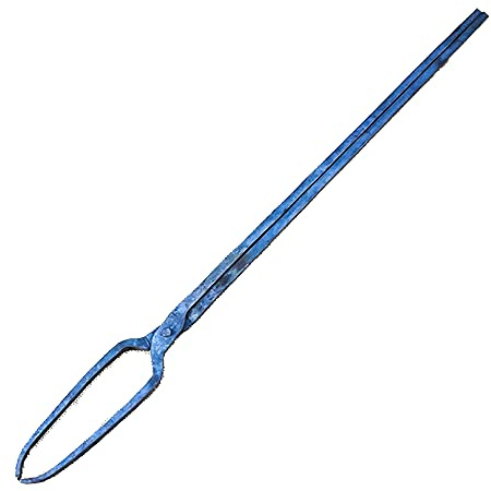 Tenaza de forja Pinzas de herrero Tenaza de forja de punta cuadrada para Blacksmith Forge Tenaza de forja 700mm 720g Forja de tornillo de banco yunque