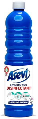Asevi Disinfectant Cleaning Liquid – Floor and Surface Cleaner – Strong Formula for Floors, Tiles, Surfaces and Household Protection – 1L Bottle