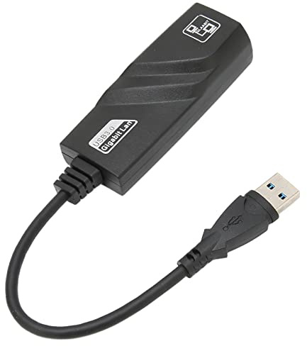 Bewinner Ethernet-Adapter, USB 3.0 zu 10 100 Netzwerk RJ45 LAN Kabelgebundener Adapter 1000 Mbit/s Schnelle Übertragung Stabiles Internet Kleine Tragbare Kabelgebundene